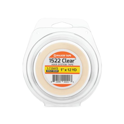 1/2" X 12 YDS 1522 Hair Tape Clear ROLL