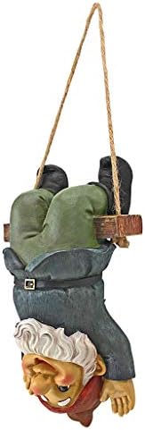 Design Toscano Alfie the Acrobat: Swinging Gnome Statue