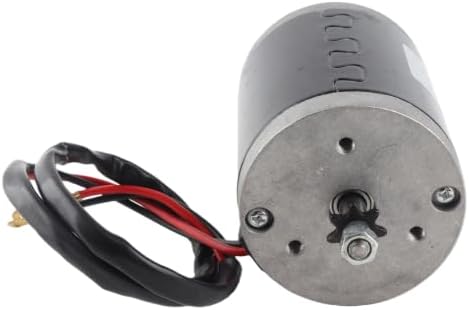 Tbest DC Motor, High-Speed Small Brushed Motor with Pulley, 12V 120W for Electric Scooter Repairs, DIY Projects, Commuters, Adults and Kids