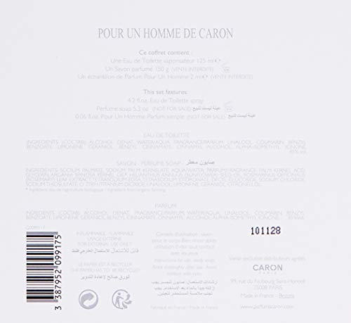 Caron Paris Pour Un Homme De Caron Eau de Toilette Spray, 4.2 Fl Oz