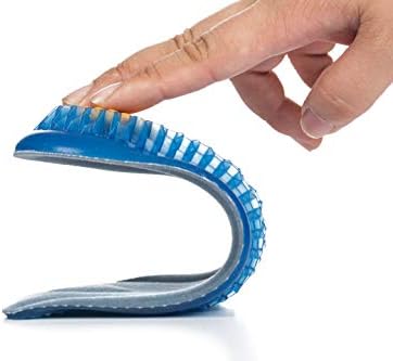Honeycomb Gel Half Insole for Women - 1/2 inch Taller Height Increase Heel Lift Cushion Insert - Leg Discrepancy Balancer