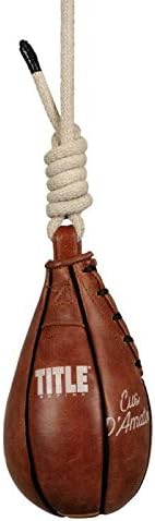 Title Boxing Cus Damato Slipping Bag, Brown, 4" x 7"