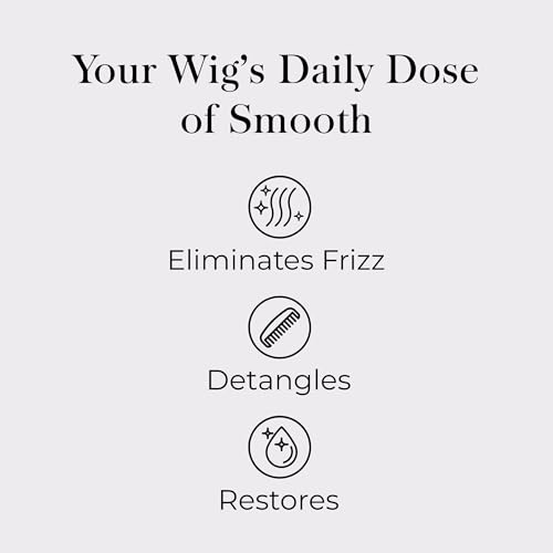 Jon Renau Synthetic Wig Care Travel Kit, 5-Piece Set - Wig Shampoo and Conditioner, Detangler Spray, Styling Gel, Wide Tooth Comb