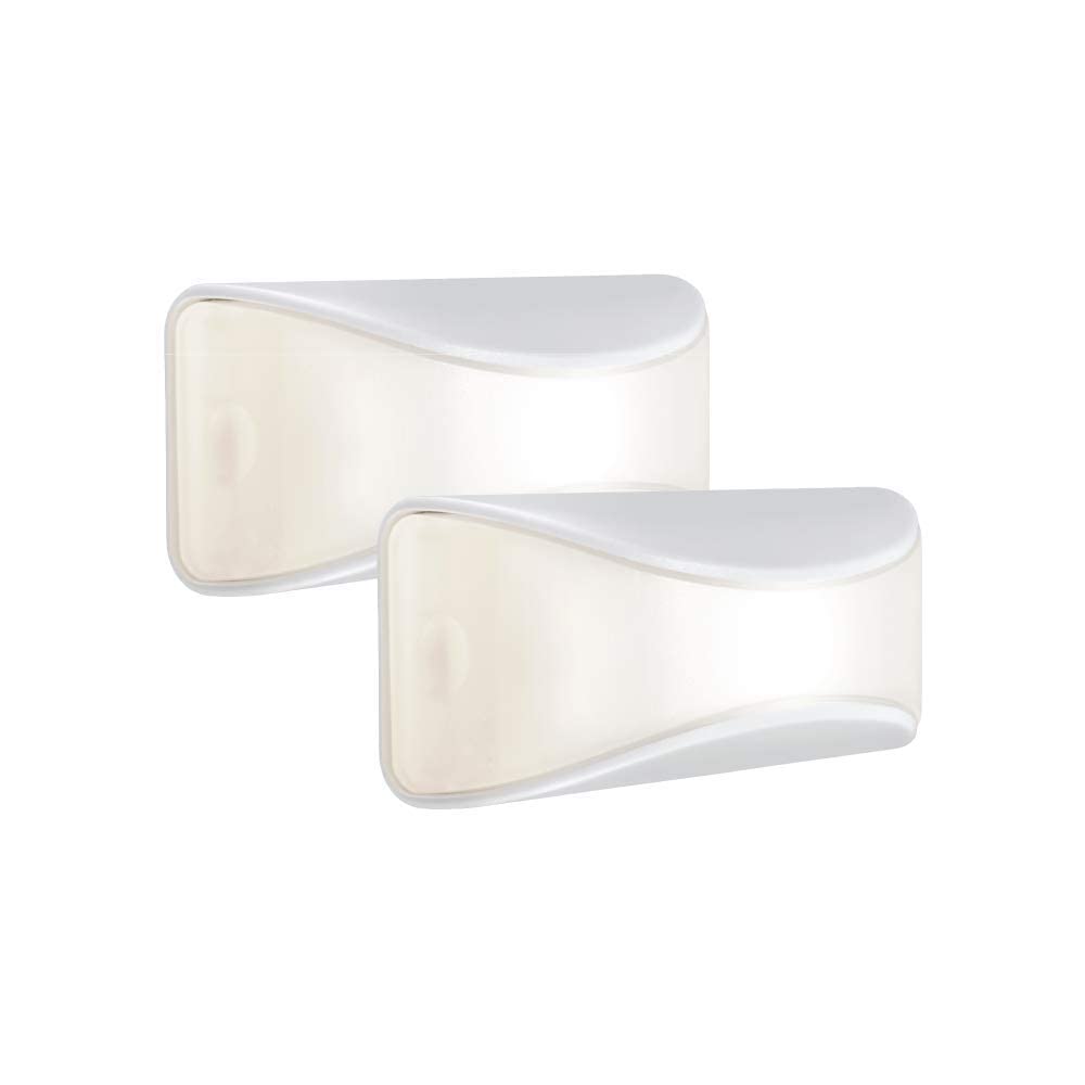 Mr. Beams MB500-WHT-02-00 LED Stair Light, White, 2 Each