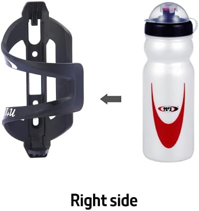 N+1 Lightweight Bicycle Bottle Holder | Side Load Bike Water Bottle Cage for Road Bikes and Mountain Bikes