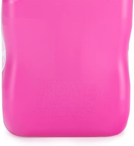 VP Racing 4x3812+3044B Motorsport Jug 5.5 Gallon Pink 4 Pack - Deluxe Hose, Tight Seal