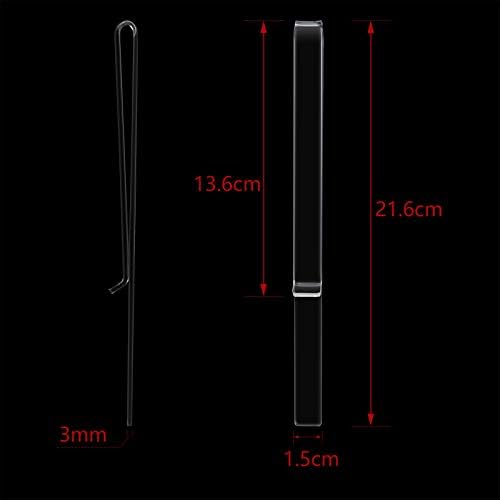 6Pcs Music Stand Clips Clear Acrylic Sheet Music Page Holder