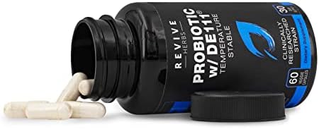 Advanced Probiotic with DE111 Strain (Bacillus subtilis). Spore Forming Probiotic. No Refrigeration Needed. 11.5 Billion Organisms. Probiotics for