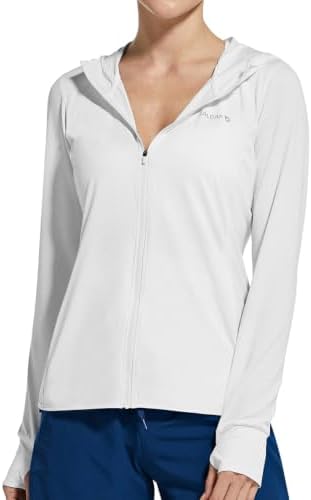 baleaf Women's Sun Protection Hoodie Jacket UPF 50+ Full Zip with Pocket