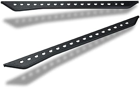 7422450110154 Compatible with 2019-2026 Chevy Silverado GMC Sierra 1500/2022 LTD Limited Double (Extended) Cab Textured Black Round Pattern Rock