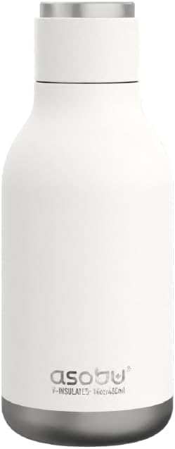 Urban Insulated and Double Walled Stainless Steel Bottle 16 Ounce by Asobu (Pastel Blue)