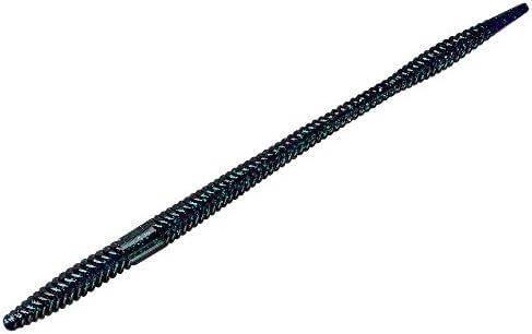 YUM Mighty Worm Straight-Tail Soft Plastic Bait Fishing Lure, 10.5 Inch Length, 5 per Pack
