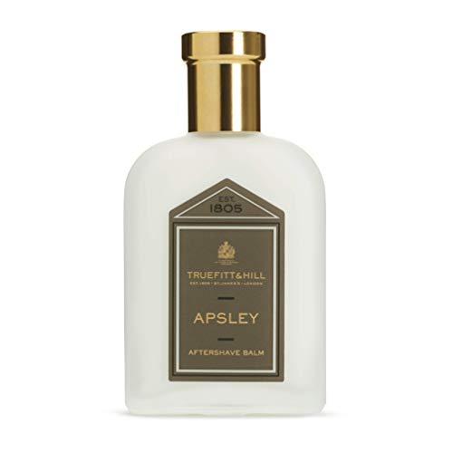 Truefitt & Hill Luxury Aftershave Balm - Apsley - Premium Soothing Moisturizer with Aloe Vera Extract - Ideal for Sensitive Skin, Razor Burn Relief
