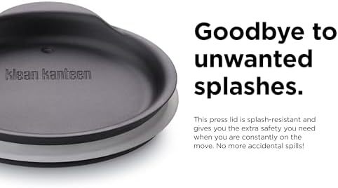 Klean Kanteen Tumbler Lid - Dishwasher-Safe, BPA-Free Lid for Tumblers - Premium Lid Replacement - Black
