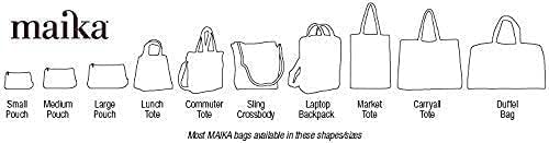 maika unisex-adult Maika Recycled Canvas Carryall Tote Bag