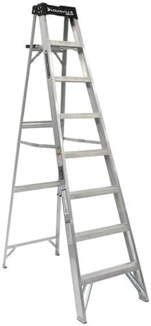 Louisville Ladder 2-Foot Aluminum Step Stool Industrial, 300-Pound Load Capacity, Type IA, AS3002