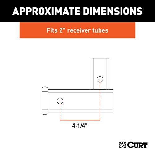 CURT Manufacturing 45013 2" Vertical Receiver Adaptor