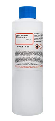 Aldon ACS Reagent Grade 95% Denatured Ethyl Alcohol, 8 Ounce - Not for Use on Body or Skin