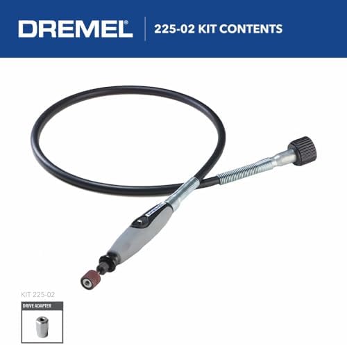 Dremel Flex Shaft Attachment with Comfort Grip and 36" Long Cable - Engraver, Polisher, and Mini Sander for Detail Metal Engraving, Wood Carving