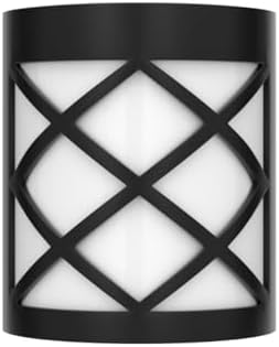 GIGALUMI 8 Pack Solar Fence Light Cold White Porch Solar Powered Decor Outdoor Waterproof Wall Fence Lights for Garden, Yard, Patio, Front Door