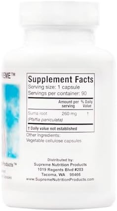 Supreme Nutrition Endo Supreme, 90 Pure Suma Root Vegetarian Capsules