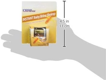 Ocean Nutrition Instant Baby Brine Shrimp Eggs 0.7oz (20g) in Saline Solution, Fish Tank Fry
