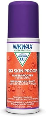 Nikwax Ski Skin Proof Waterproofing, Enhances Performance, Prevents Ice Build Up, Ski Care, Liquid Wax, Backcountry Skiing
