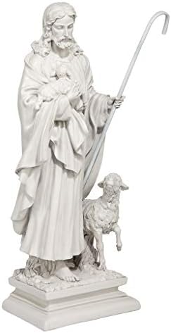 Design Toscano Jesus, The Good Shepherd Garden Statue: Large