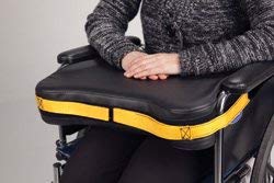 Secure Safety Solutions Easy Release Wheelchair Lap Cushion Support | Comfort Geri Tray for Seniors, Lap Buddy, Prevent Sliding and Falling Forward