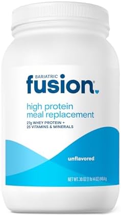 Bariatric Fusion Cappucino Meal Replacement 27g Protein Powder, 21 Serving Tub for Bariatric Surgery Patients Including Gastric Bypass and Sleeve Gastrectomy - No Gluten, Aspartame or Sugar