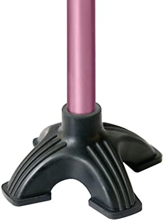 Carex Self Standing Sturdy Non-Slip Rubber, Stabilizing Four Pronged Cane Tip, Quad Cane Base Won't Scuff Floors, Adds Stability to Your Walking