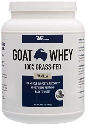 Goat Whey Protein | Grass-Fed | from Pastured Goats- Natural Vanilla