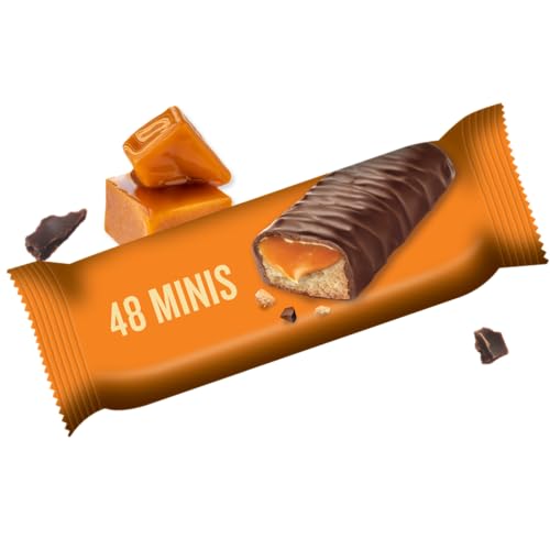 Little Secrets Milk Chocolate Caramel Cookie Bars | 12 Twin Packs | Made in Europe | Nothing Artificial & No Sugar Alcohols | Sustainable Cocoa