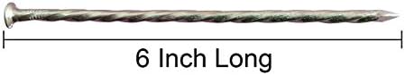 Artificial Turf Stakes, 35 Count 6-Inch,Galvanized Metal Landscape Spikes