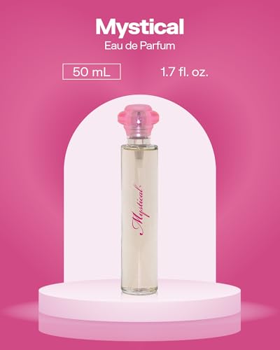PB ParfumsBelcam Mystical Eau de Parfum Spray for Women – Sweet Fruity Floral Perfume with Citrus, Jasmine, Muguet
