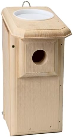 Bird Habitats Open-Top Bluebird House, Predator-Resistant Nest Box