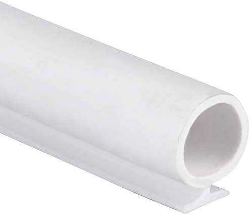 T-Slot Mount Window Weatherstrip Seal 5/16" Bulb Bubble for 3/16" Slot Receptacle 3 Colors & 5 Length Options (25', White)
