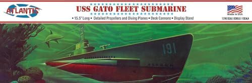 Atlantis Plastic Model Kit - WWII Gato Class Fleet Submarine