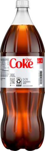 Diet Coke Soda Soft Drink Bottles, 12 fl oz, 8 Pack | No sugar, no calories, 46 mg caffeine per bottle