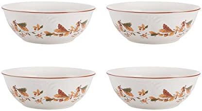 Pfaltzgraff Autumn Berry 16 Piece Dinnerware Set, Service for 4, Multi Colored