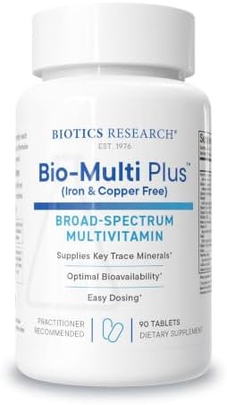 BIOTICS RESEARCH Bio Multi Plus Iron & Copper Free Multivitamins 270Tablets