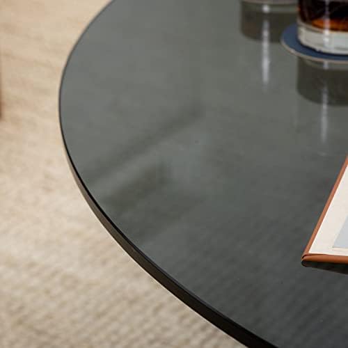 Spancraft 24" Bronze Round Tempered Glass 1/2" Thick Table Top (24")