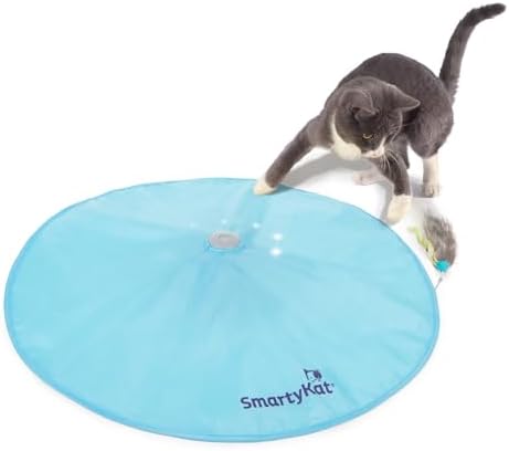 SmartyKat Electronic Motion/Moving Toys for Cats & Kittens, Battery Powered, Mimics Motion of Real Prey, Fun & Interactive Play - Multiple Styles