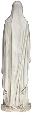 Design Toscano KY1314 Life Size Blessed Virgin Mary Statue,antique stone
