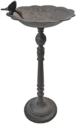 Classic Copper Bird Bath for Outdoors 22 Inch, Weather-Resistant Bird Feeders Decor for Garden, Patio​ or Yard