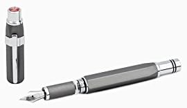 TWSBI Precision GunMetal Fountain Pen, M