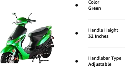 Taotao 50cc Gas Street Legal Scooter ATM50-A1 Scooter Green