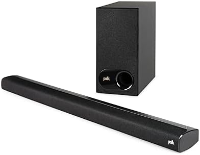 Polk Audio Signa S2 Ultra-Slim Sound Bar for Smart TV with Subwoofer