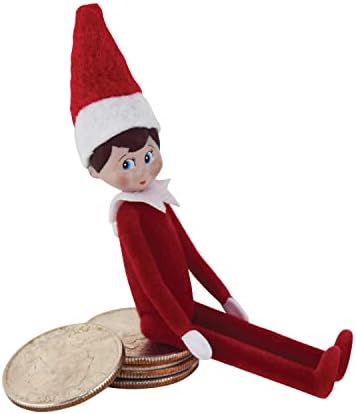 World's Smallest The Elf On The Shelf A Christmas Tradition - Boy Scout Elf with Blue Eyes, 4 Inch
