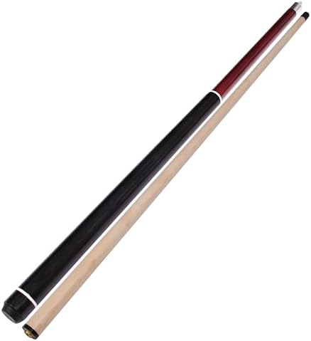 Accuplay Billiards 58" - 2 Piece Break Pool Cue Stick Made of Hardwood Canadian Maple - 23 Ounce Choose Black, Red, Green or Blue